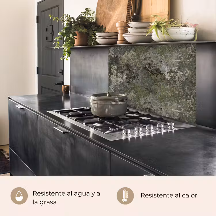 Revestimiento cocina - Verde - Óxido - Manchas — 4