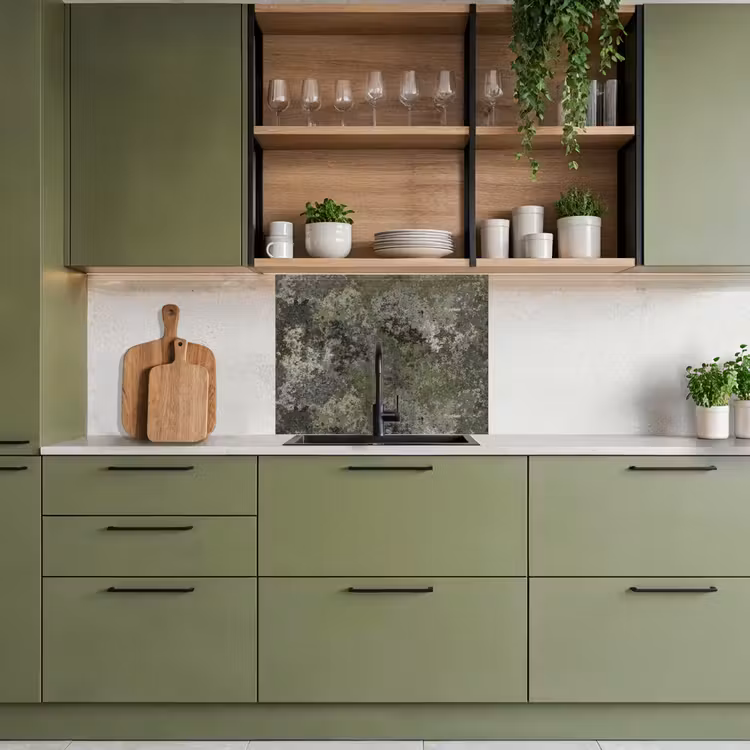 Revestimiento cocina - Verde - Óxido - Manchas — 7
