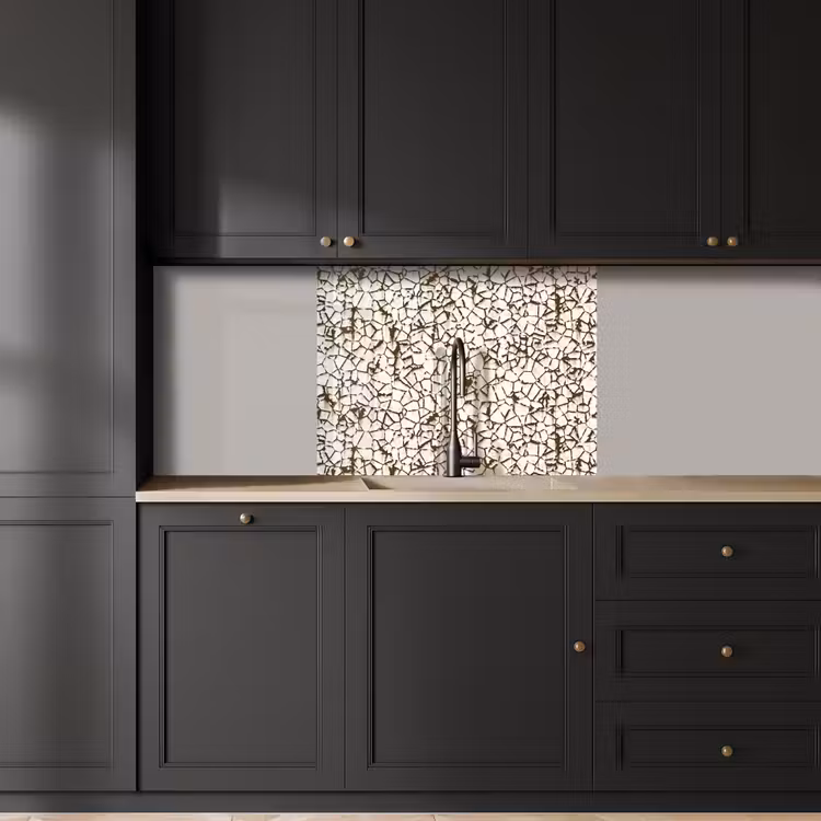 Revestimiento cocina - Beige - Estampado - Óxido - Pintura — 5