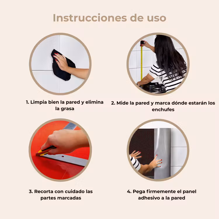 Revestimiento cocina - Metal - Oscuro - Óxido — 8