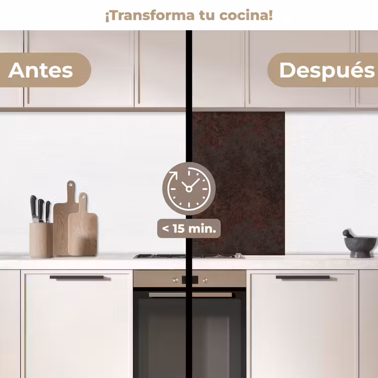 Revestimiento cocina - Metal - Óxido - Oscuro - Marrón — 2