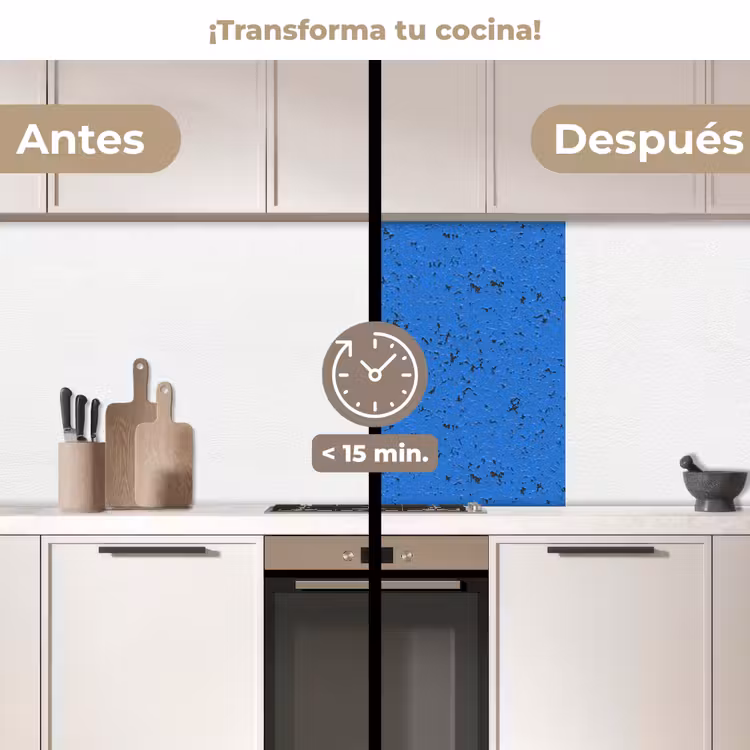 Revestimiento cocina - Óxido - Azul - Grietas - Pintura — 2