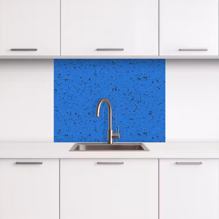 Revestimiento cocina - Óxido - Azul - Grietas - Pintura — 3