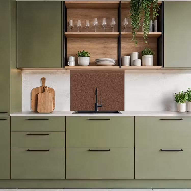 Revestimiento cocina - Áspero - Óxido - Rojo — 7