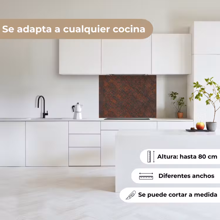 Revestimiento cocina - Motivo - Óxido - Marrón — 6