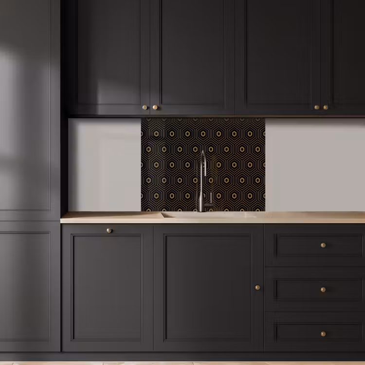Revestimiento cocina - Oro - Ilusión - Patrón — 5