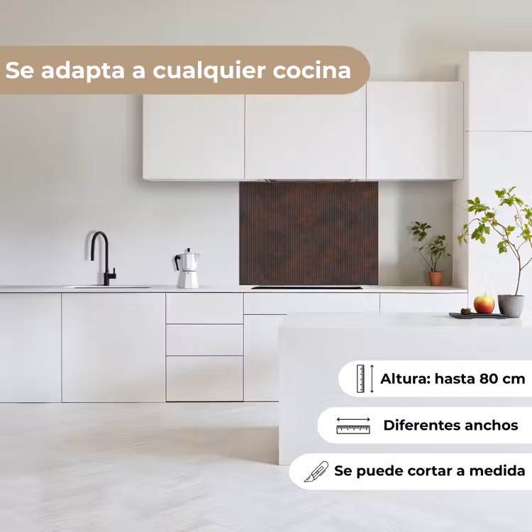 Revestimiento cocina - Rayas - Óxido - Oscuro — 6