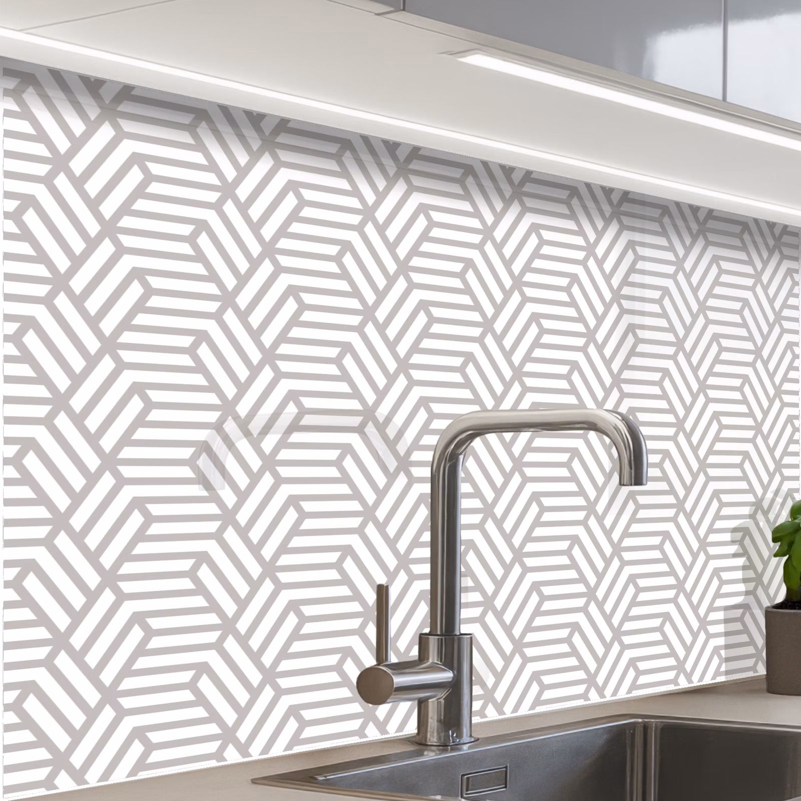 Revestimiento cocina - Gráfico - Patrón - Moderno - Llamativo — 1