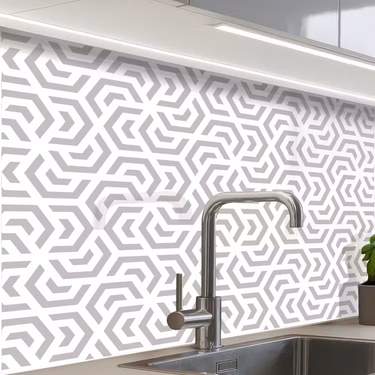 Revestimiento cocina - Gráfico - Patrón - Moderno - Hexágono — 1