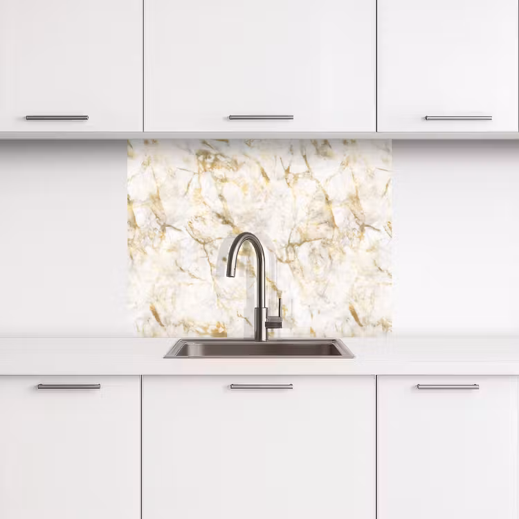 Revestimiento cocina - Oro - Luz - Grano - Mármol — 3