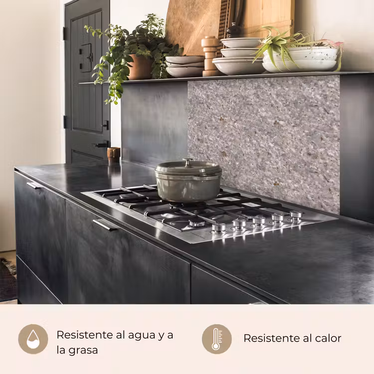 Revestimiento cocina - Claro - Gris - Textura — 4
