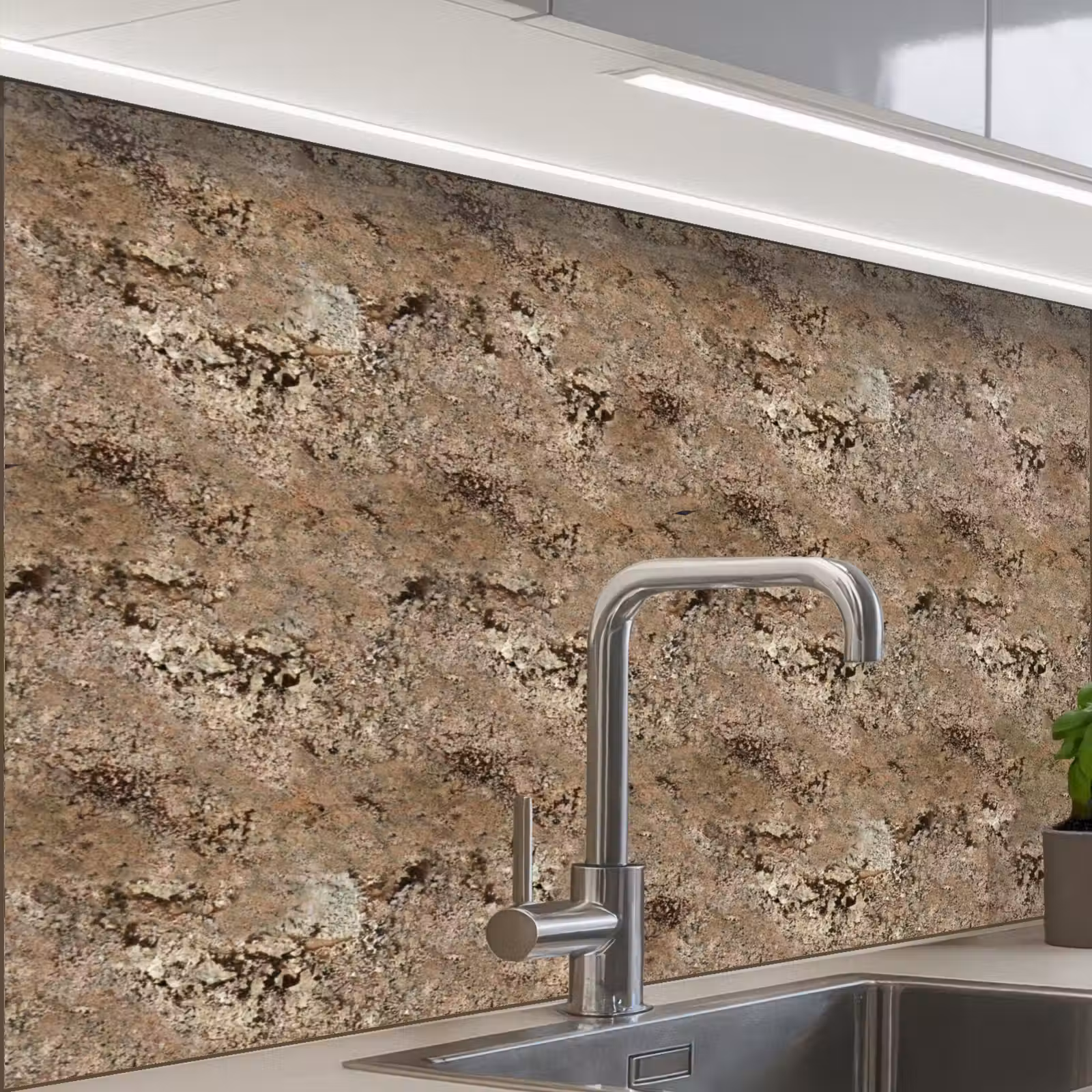 Revestimiento cocina - Beige - Granito - Rugoso — 1