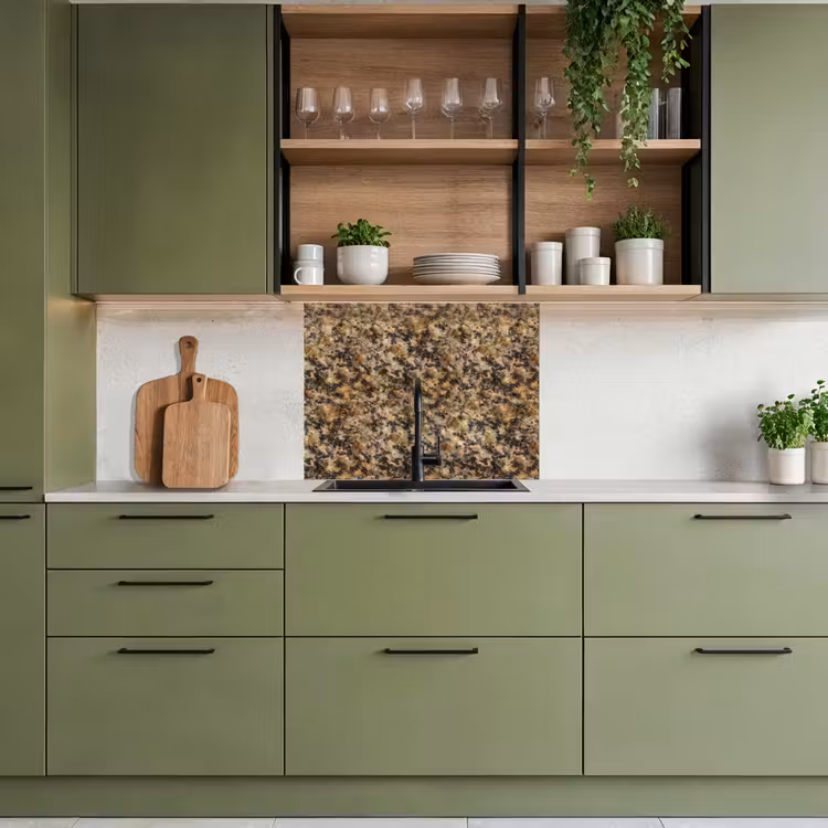 Revestimiento cocina - Granito - Color - Marrón — 7