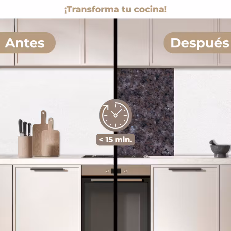 Revestimiento cocina - Granito - Negro - Gris - Tintes — 2