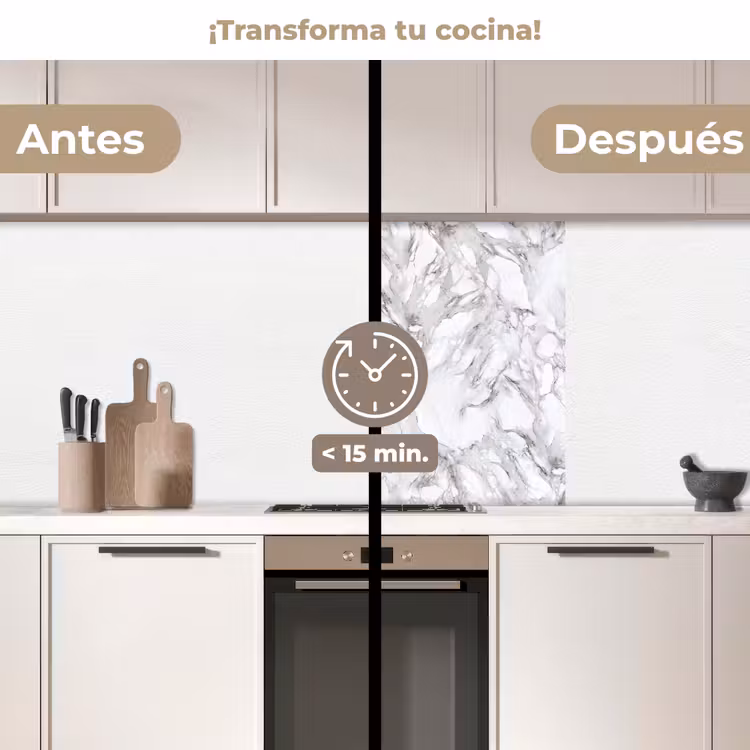 Revestimiento cocina - Mármol - Capas - Rompiendo - Estructura gris — 2