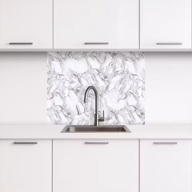 Revestimiento cocina - Mármol - Capas - Rompiendo - Estructura gris — 3