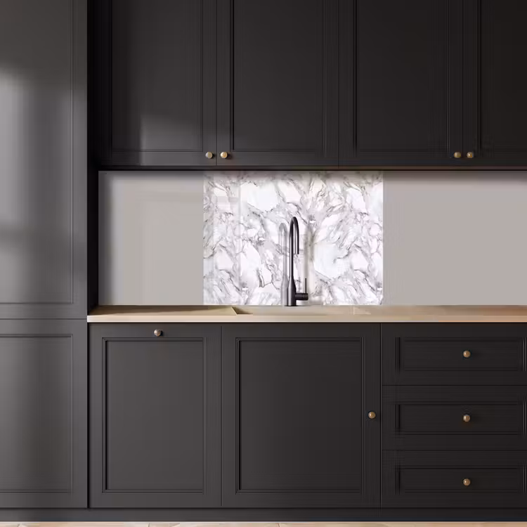 Revestimiento cocina - Mármol - Capas - Rompiendo - Estructura gris — 5