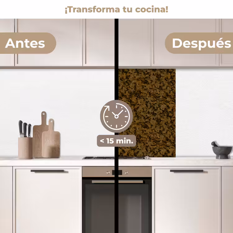 Revestimiento cocina - Marrón - Tintes - Granito — 2