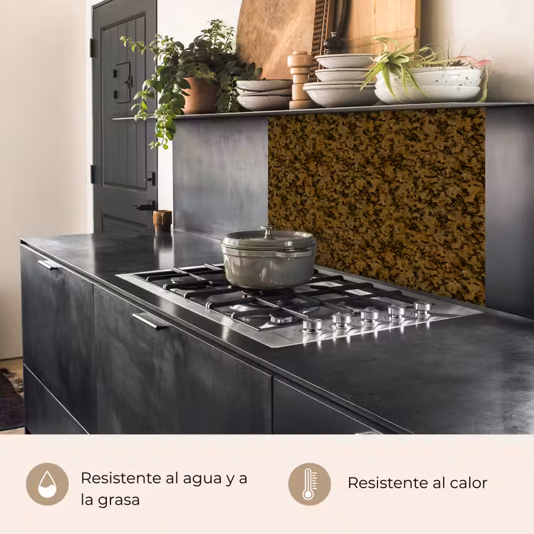 Revestimiento cocina - Marrón - Tintes - Granito — 4