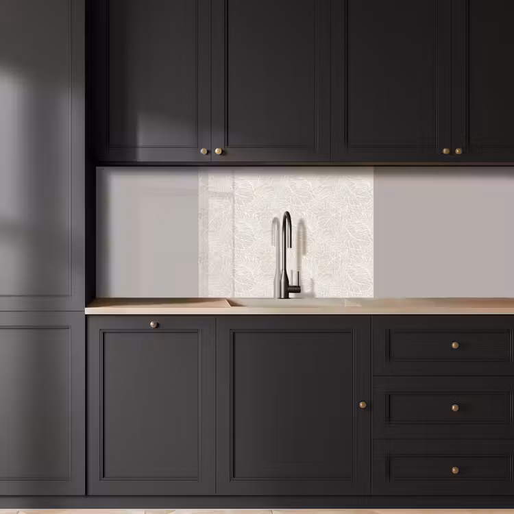 Revestimiento cocina - Hojas - Beige - Monstera - Palmera — 5
