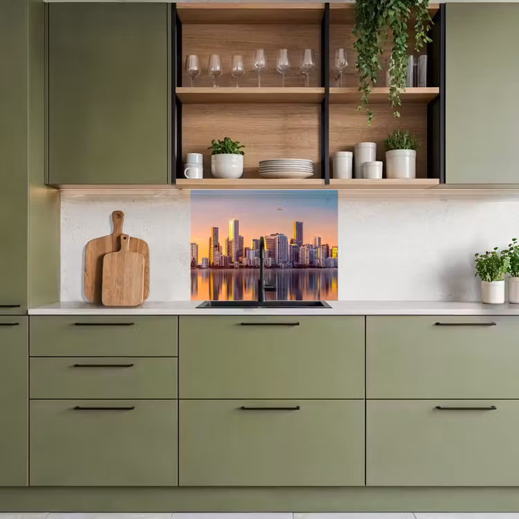 Revestimiento cocina - Skyline - Edificios - Ciudades — 7