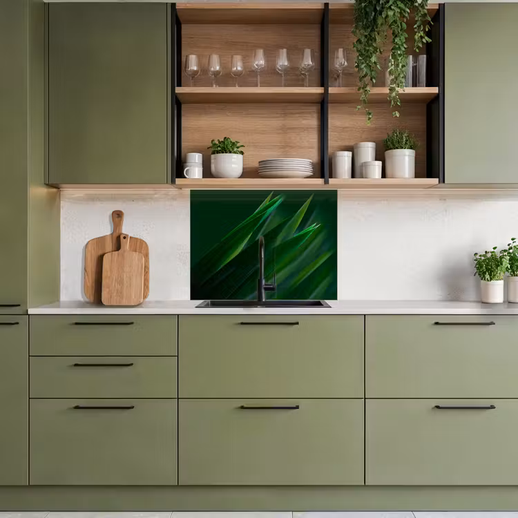 Revestimiento cocina - Naturaleza - Hierba - Verde oscuro — 7