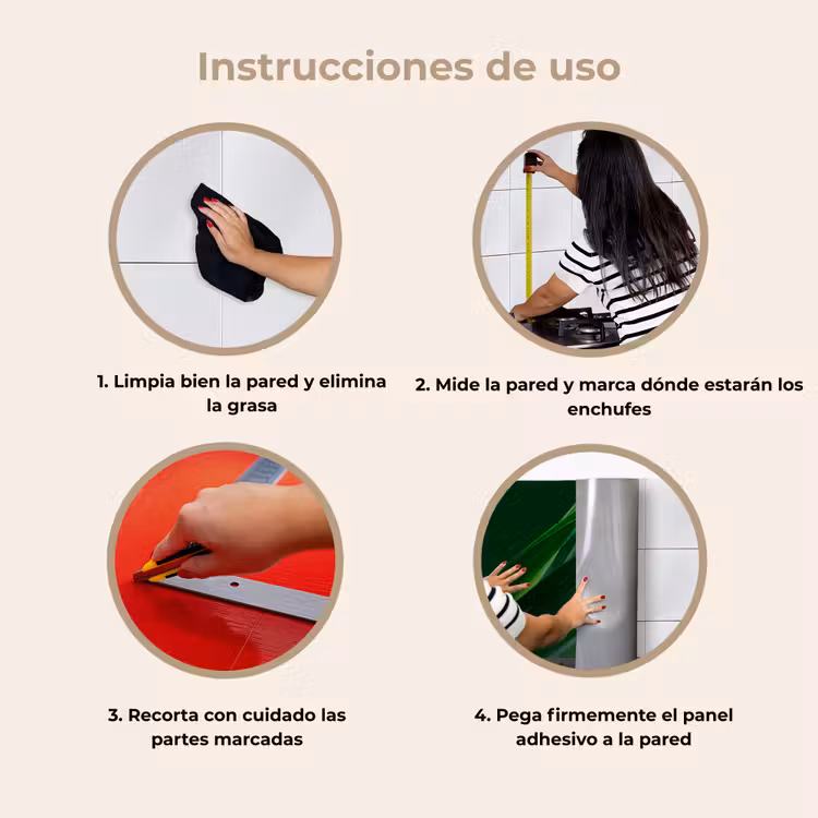 Revestimiento cocina - Naturaleza - Hierba - Verde oscuro — 8