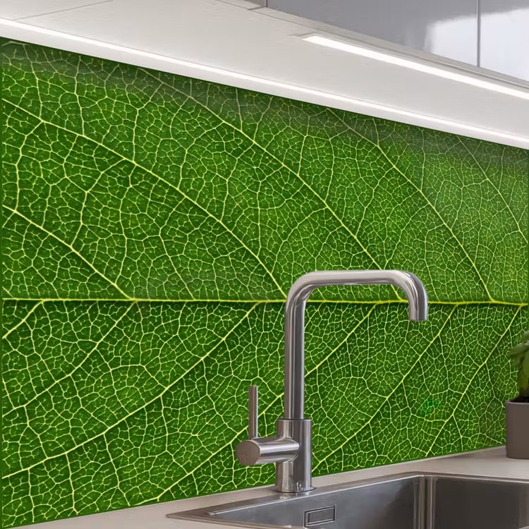 Revestimiento cocina - Naturaleza - Hoja - Verde — 1