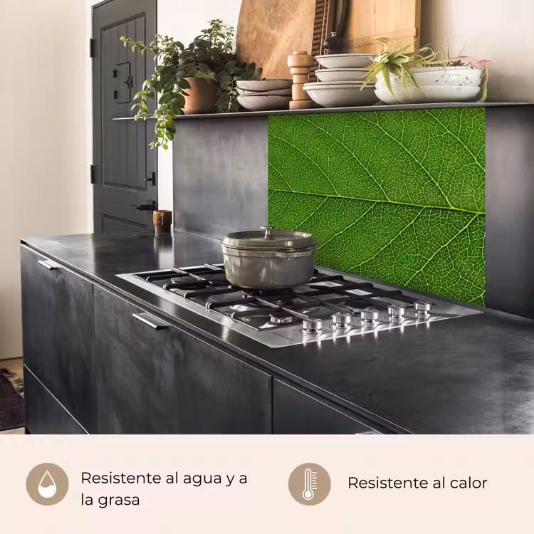 Revestimiento cocina - Naturaleza - Hoja - Verde — 4