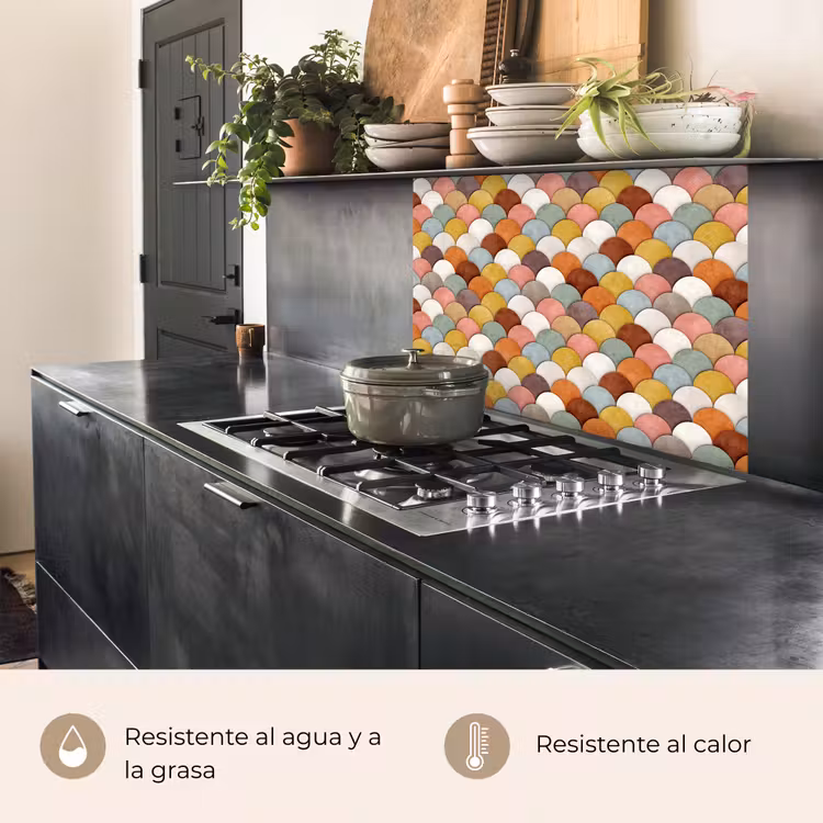 Revestimiento cocina - Arco iris - Escalas - Tonos tierra — 4
