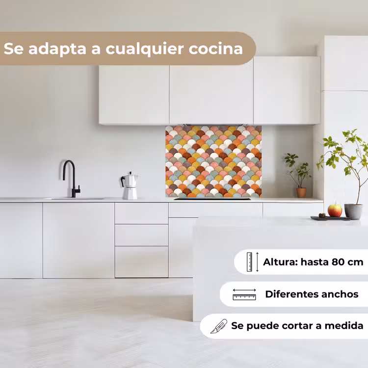 Revestimiento cocina - Arco iris - Escalas - Tonos tierra — 6