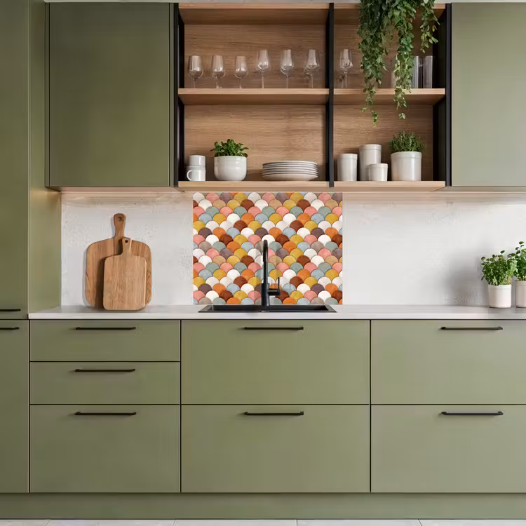 Revestimiento cocina - Arco iris - Escalas - Tonos tierra — 7