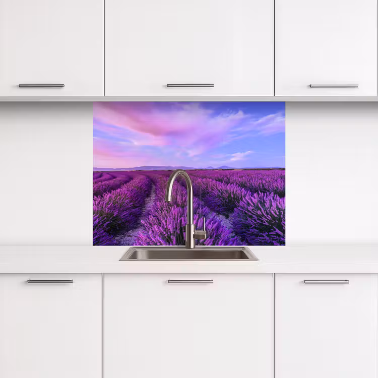 Revestimiento cocina - Lavanda - Violeta - Flores - Naturaleza — 3