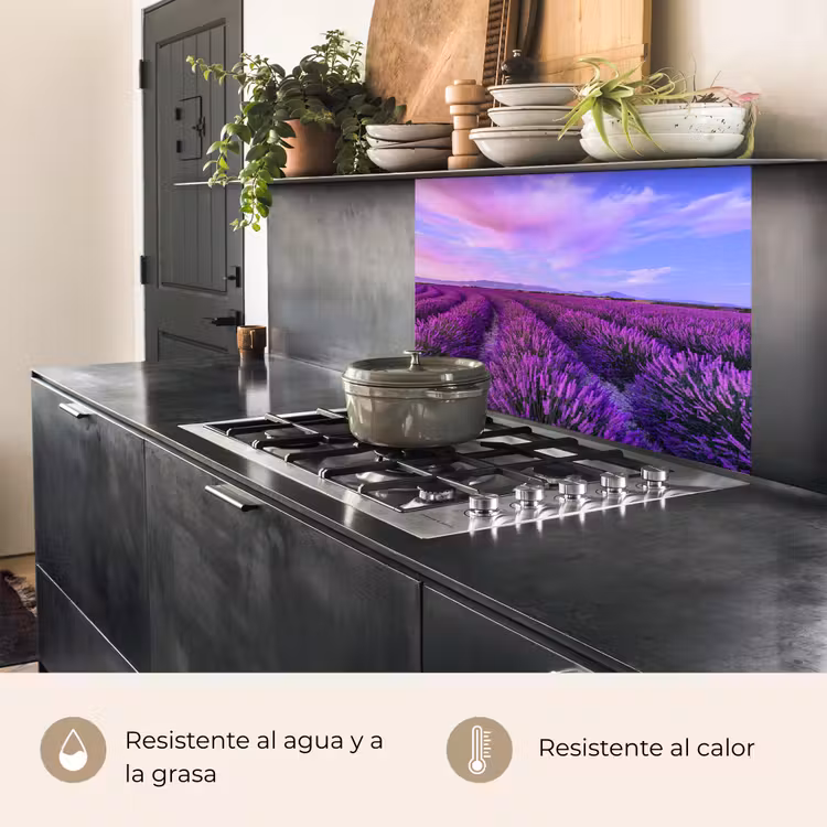 Revestimiento cocina - Lavanda - Violeta - Flores - Naturaleza — 4