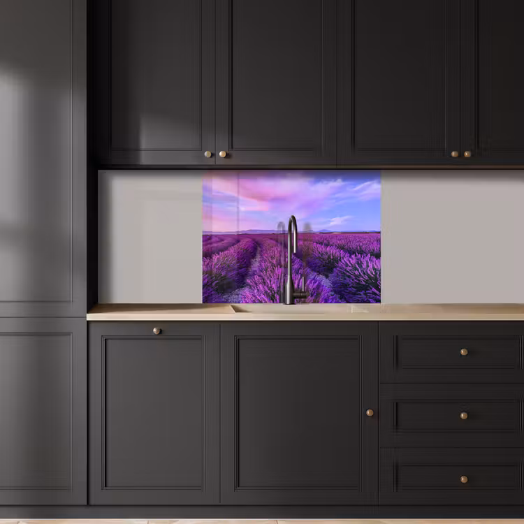 Revestimiento cocina - Lavanda - Violeta - Flores - Naturaleza — 5