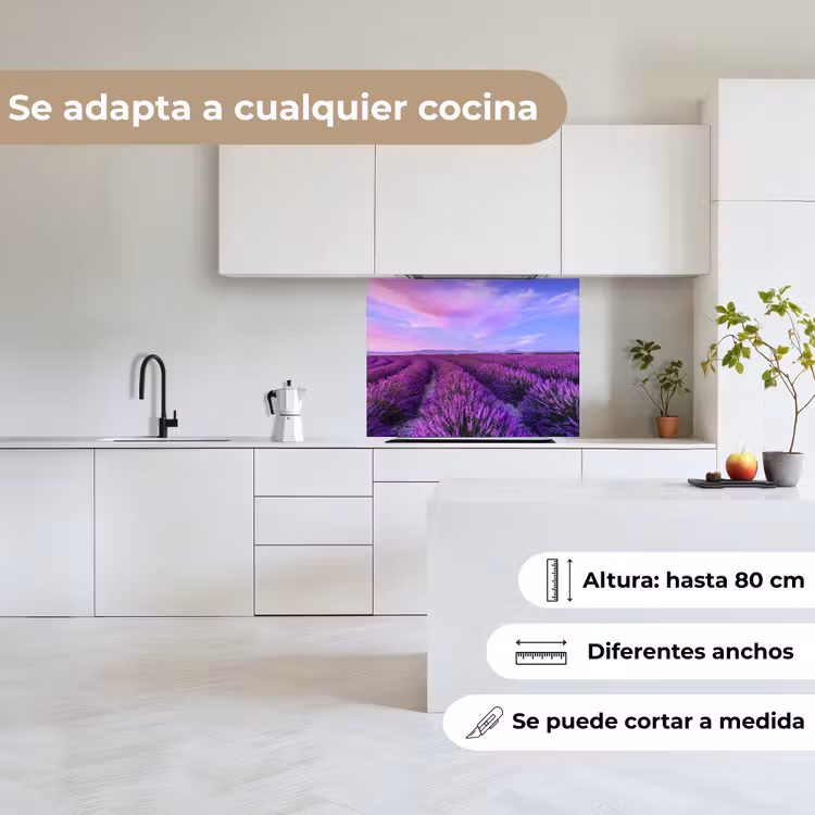 Revestimiento cocina - Lavanda - Violeta - Flores - Naturaleza — 6