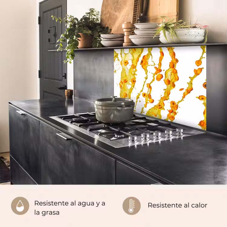 Revestimiento cocina - Naranja - Amarillo - Splash - Fruta — 4