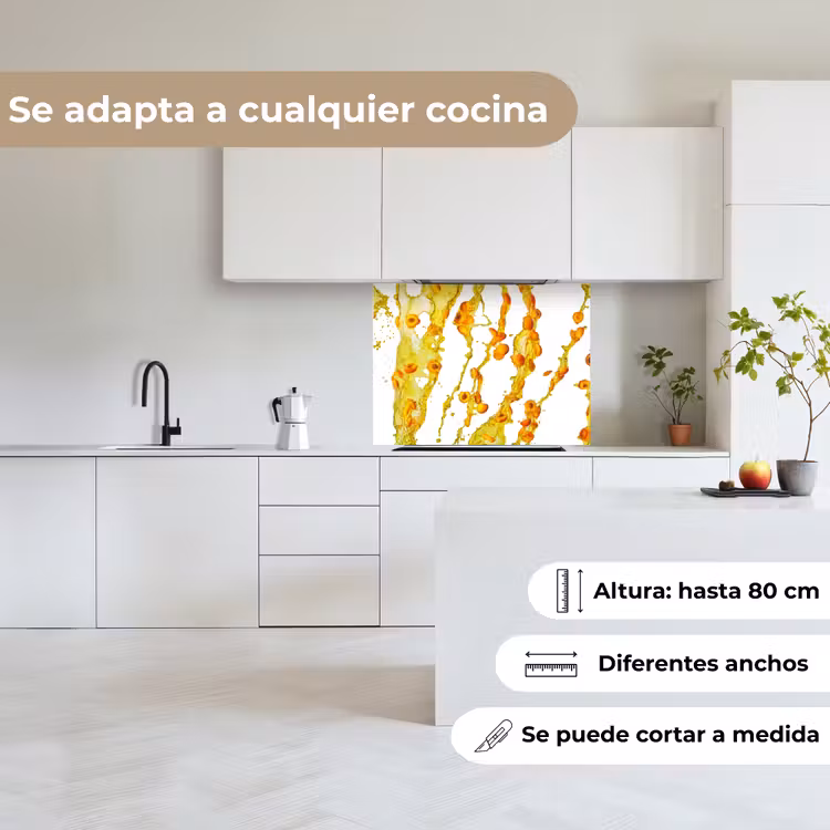 Revestimiento cocina - Naranja - Amarillo - Splash - Fruta — 6