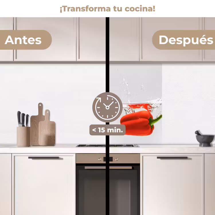 Revestimiento cocina - Splash - Vegetal - Rojo — 2