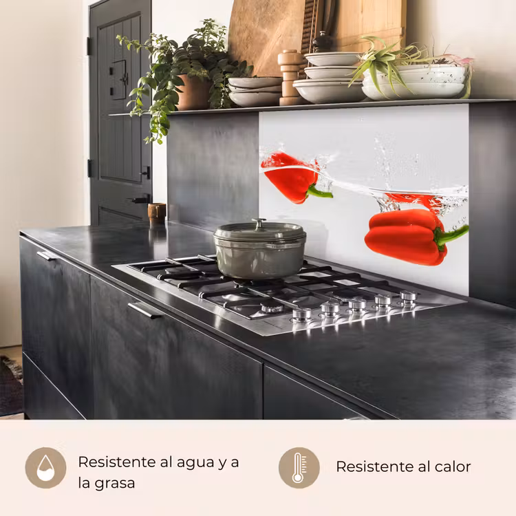 Revestimiento cocina - Splash - Vegetal - Rojo — 4