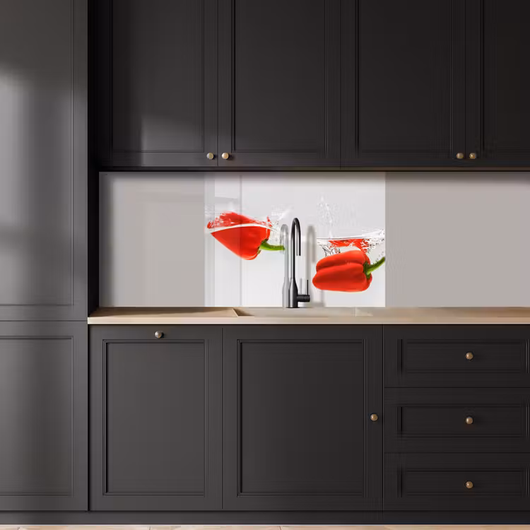 Revestimiento cocina - Splash - Vegetal - Rojo — 5