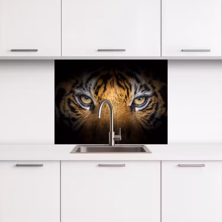 Revestimiento cocina - Tigre - Negro - Animal — 3
