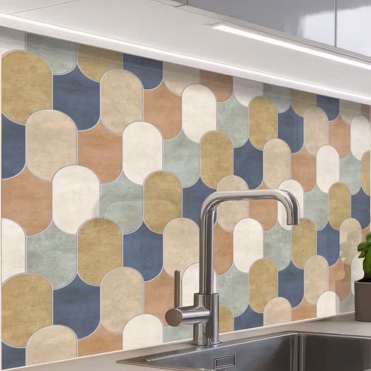 Revestimiento cocina - Armonía - Patrón - Colorido — 1