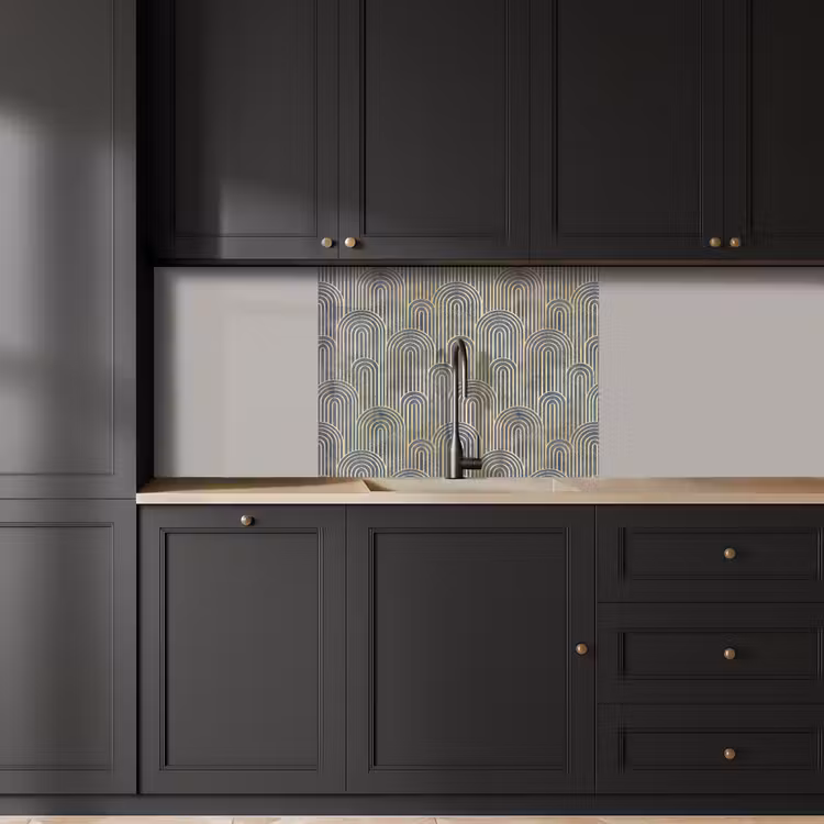 Revestimiento cocina - Lazo - Oro - Azul — 5