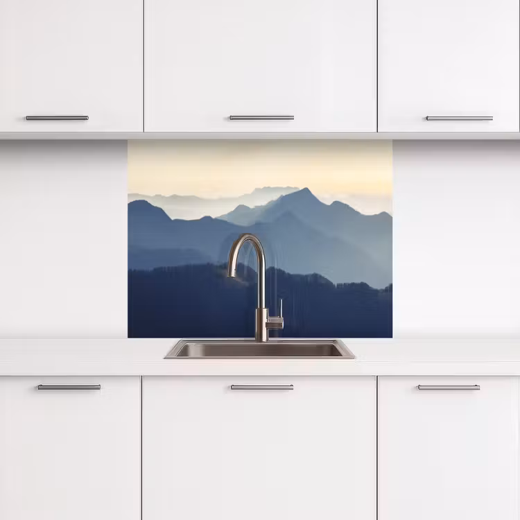 Revestimiento cocina - Paisaje - Montañas - Verde - Naturaleza — 3