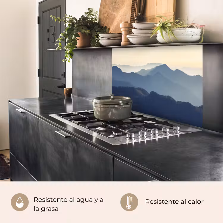 Revestimiento cocina - Paisaje - Montañas - Verde - Naturaleza — 4