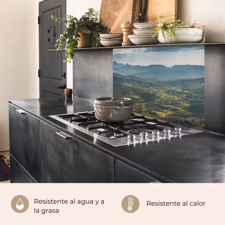 Revestimiento cocina - Paisaje - Valle - Verde — 4