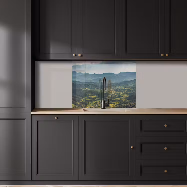 Revestimiento cocina - Paisaje - Valle - Verde — 5