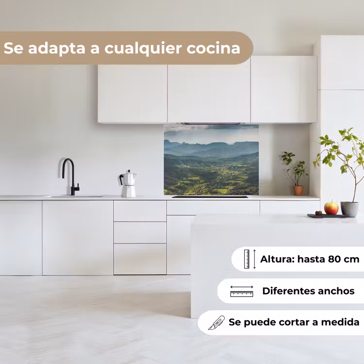 Revestimiento cocina - Paisaje - Valle - Verde — 6
