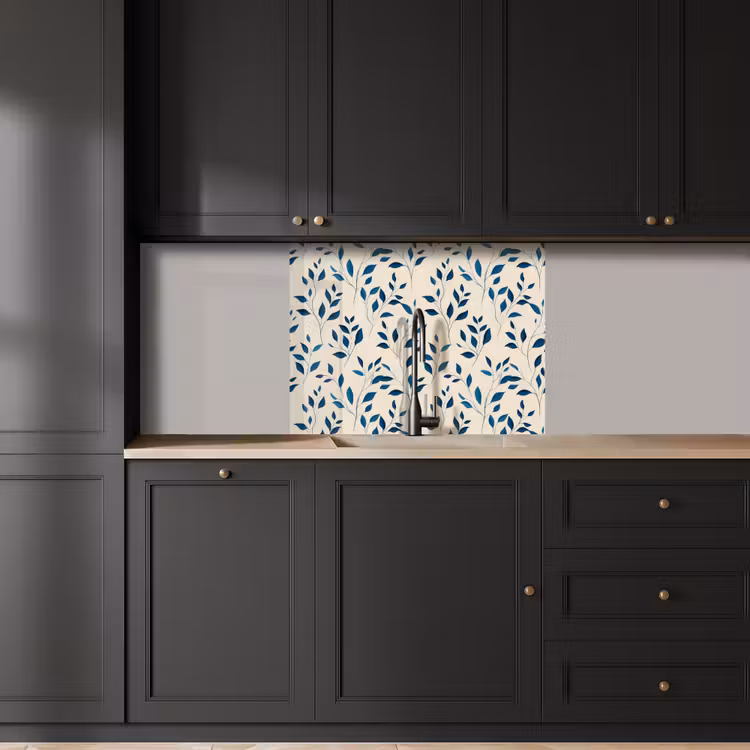 Revestimiento cocina - Estampado - Azul- Beige — 5